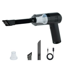 BZPIZ Home Electric Brooms Portable and Rechargeable Car Vacuum Cleaner, Crevice Tool, Brush, and Storage Case for Hard Floor Carpet