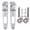 A, variant on Motorcycle Rear Footrests Foot pegs For Honda CBR1000RR 2004 to 2023 CB1000R 2008-2014 CBR600RR 2003-2023 CBR 1000 RR CBR 600 RR CB 1000 R
