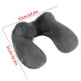 thumbnail image 2 of U-Shaped Hump Inflatable Airplane Travel Blowing Neck Soft and Warm Texture, Elastic and Comfortable, 2 of 9