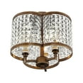 thumbnail image 5 of Livex Lighting Grammercy Ceiling Mount in Hand Painted Palacial Bronze, 5 of 9