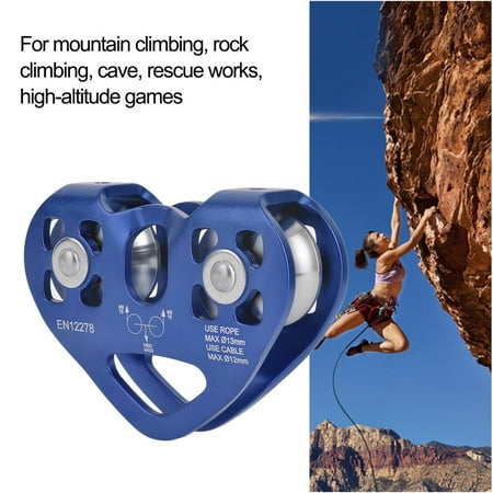 Outdoor Rock Climbing Zip Line Cable Rope Trolley Zipline Fast Speed Pulley