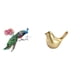 thumbnail image 1 of Vinilo decorativo retro de PVC y figura moderna de pájaros dorados para sala de estar, cocina, sofá, fondo de TV., 1 of 8