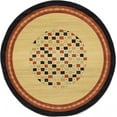 thumbnail image 1 of Unique Loom Fars Round Geometric Traditional Area Rugs, Beige, 1 of 7