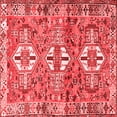 thumbnail image 1 of Ahgly Company Indoor Square Persian Red Traditional Area Rugs, 5' Square, 1 of 4