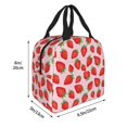 thumbnail image 2 of Rocae Strawberries for Insulated Lunch Bag for Women Men,Large Lunch Box for Work School Picnic Hiking Daytrip, 2 of 5