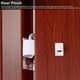 thumbnail image 3 of Tope de seguridad para puerta de bebé, 4 piezas, protección contra pellizcos, resultados impresionantes, 3 of 12