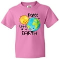 thumbnail image 3 of Inktastic Earth Day Peace Love Earth Youth T-Shirt, 3 of 5