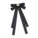 thumbnail image 3 of de lazo para mujeres antes del bowtie joya de joyas de joyería de la cinta de corbata corbata broche de corbata para la camisa casual accesorios Negro, 3 of 8