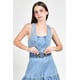 thumbnail image 5 of Vestido denim con cinto Roman Fashion /Juvenil, 41548 (Azul Light) azul CH, 5 of 5