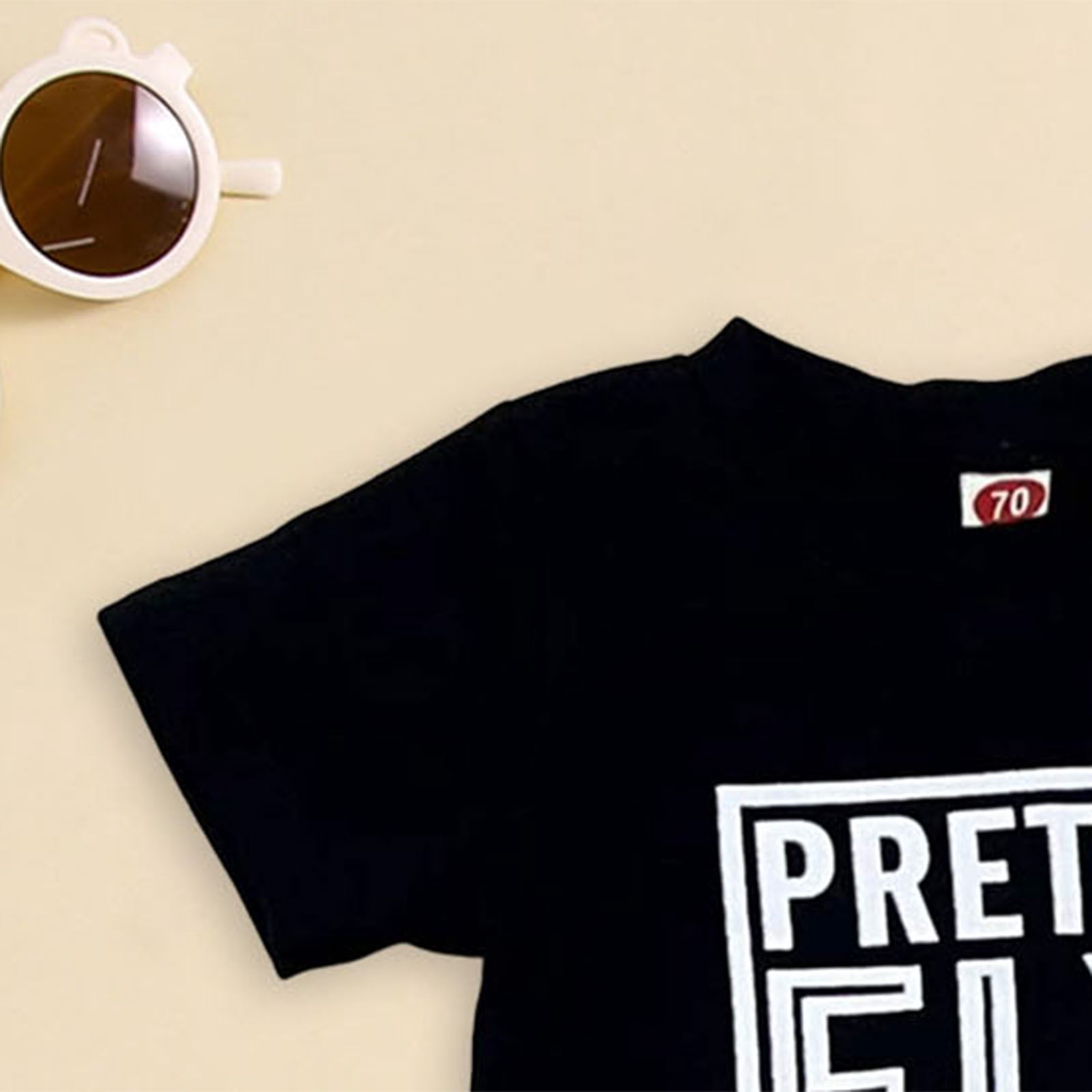 Baby Boy Outfits Toddler Baby Boy Summer Clothes 0 6 12 18 24 Months 2T 3T Letter Print Shorts Set Outfits Baby Boys Short Sleeve Crewneck Print Boys Top Shorts 2 Piece Clothes Set