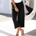 thumbnail image 4 of Women's Pants Fashion Casual Pants For Women High Waist Printing Easy Trousers Long Boho Beach Pockets, 4 of 7