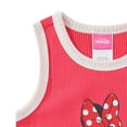 thumbnail image 5 of Disney Minnie Mouse Ribbed Tank Top and French Terry Shorts Set (Girls), 2 Piece Set, Sizes 4-10, 5 of 7