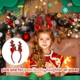 thumbnail image 4 of Christmas Party Barrettes Reindeer Headband Novelty Ears Accessories for Women Festive Headwear for Holiday Celebrations, 4 of 7