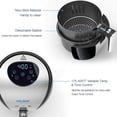 thumbnail image 3 of HOLSEM Digital Air Fryer, 3.4 QT, Black/Stainless Steel - Rapid Air Circulation, LED Display, 3 of 7