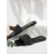 thumbnail image 3 of Women Rhinestone & Faux Pearl Decor Flat Sandals, Summer Slide Sandals, 3 of 4