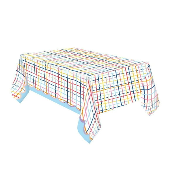 Packed Party Les personnes couvertes de plaisir '84 "x 54" couverture de table réversible ensemble de fournitures multiples de fête