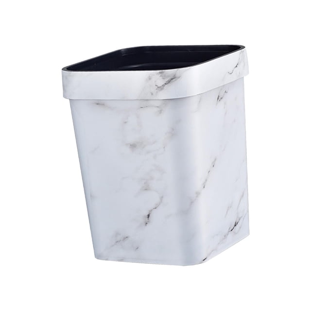 Bote de Basura Macarena Contenedor de Basura 12L Blanco Papelera casera