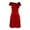 A215 Red, variant on Velvet Dress for Women, Off Shoulder One Shoulder Strapless Mini Dresses with Fleece Collar, Holiday Party Evening Sundress