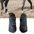 thumbnail image 1 of 1 par de botas de de tendón de caballo, equitación, salto, absorción de golpes, , competición ecuestre, equipos de protección de piernas Pata delantera Baoblaze Botas de tendón de caballo, 1 of 8
