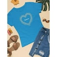 thumbnail image 3 of Amour Daisy Heart T-Shirt Women -Image by Shutterstock, Female Medium, 3 of 4