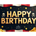 thumbnail image 4 of Colorful Modern Happy Birthday Backdrop Banner Multicolor Graphic Birthday Party Supplies Background Festive Decorations Photography Props, 4 of 4