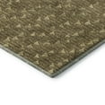 thumbnail image 4 of HomeRoots 647069 3 x 5 ft. Brown & Ivory Geometric Transitional Washable Machine Made Rectangle Area Rug with UV Protection, 4 of 6