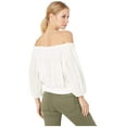 thumbnail image 2 of We The Free Womens Dancing Til Dawn Smocked Gauze Crop Top, 2 of 3
