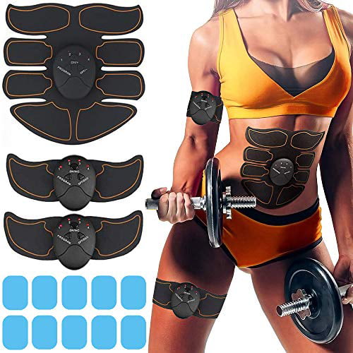 Mens Womans Slendertone Replacement 3 gel Pads Toning Abs abdominal muscle A 