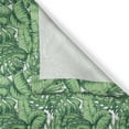 thumbnail image 3 of Ambesonne Banana Leaf Kitchen Curtains, Plantain Leaves, 55"x45", Hunter Green Pale Green, 3 of 3