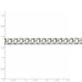 thumbnail image 2 of Beautiful Sterling Silver 8mm Pav Curb Chain, 2 of 2