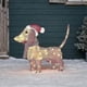 thumbnail image 1 of 2d Christmas Dog With Led Lights Yard Decoration With Acrylic Garden Stake, 1 of 5