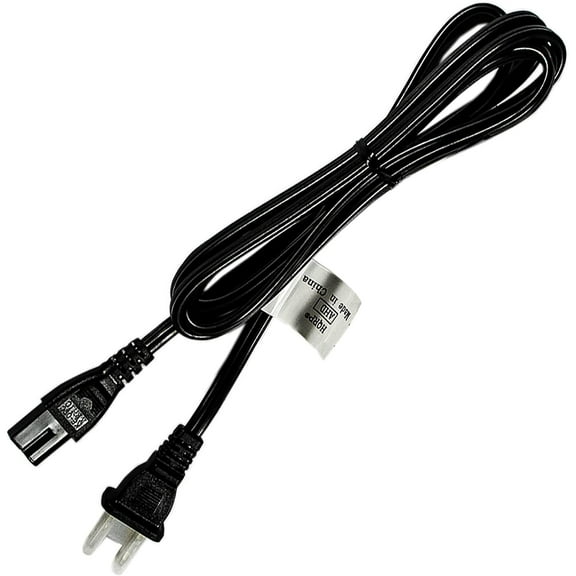 HQRP AC Power Cord 6ft Long Compatible with Sharp LC-22SB24U LC-22SB27U LC-22SB27U LC-22SB280UT Mains Cable