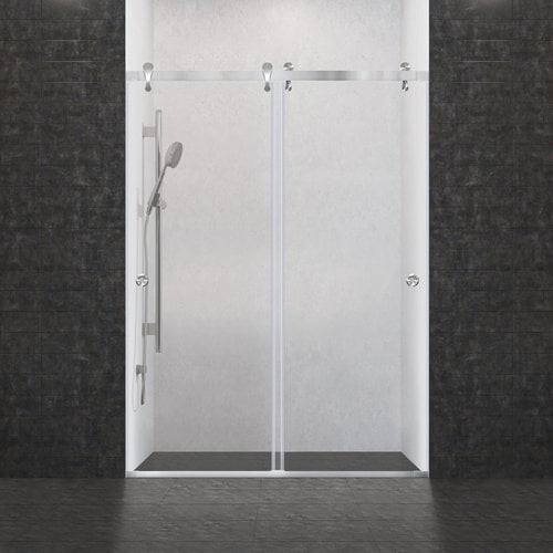 Lesscare Ultra H Bypass Frameless Shower Door Walmart Com
