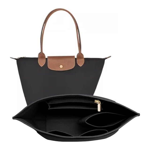 Organizador para Cartera LOUKAYCCI de Fieltro Mediano Negro