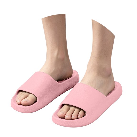 ibiyuan Men House Slippers Women Slides Quick Dry Shoes for Women Dressy Casual Non Open Toe Womens Walking Sandals with Thick Cushioned Sole