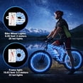 thumbnail image 2 of Lsupdaol Waterproof LED Bike Wheel Lights Battery Powered Blue, 2 of 6