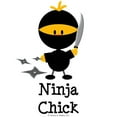 thumbnail image 3 of CafePress - Ninja Chick Large Mug - 15 oz Ceramic Large White Novelty Mug, 3 of 4