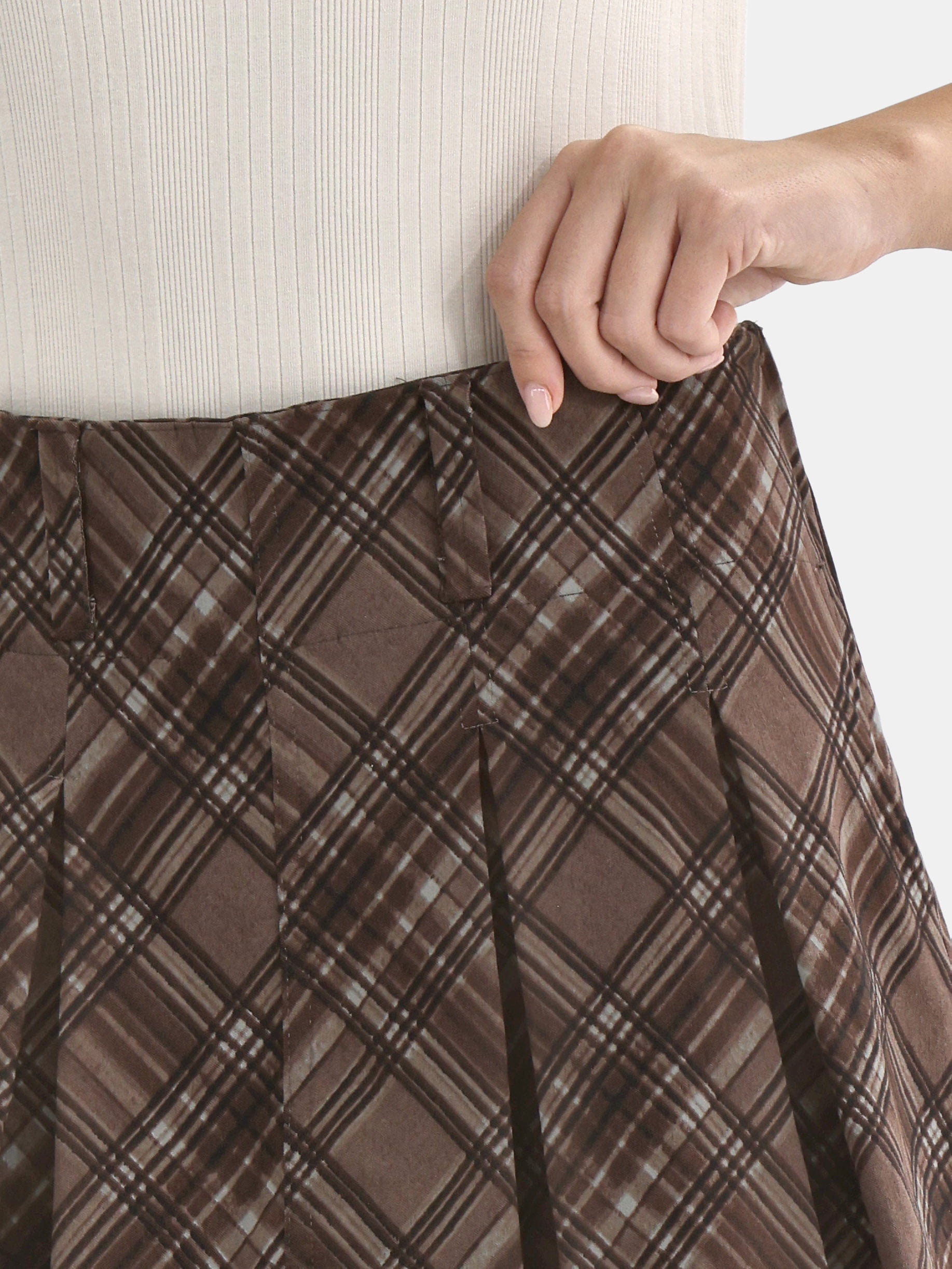 Madden NYC Women’s Plaid Mini Skirt, Sizes XXS-2XL