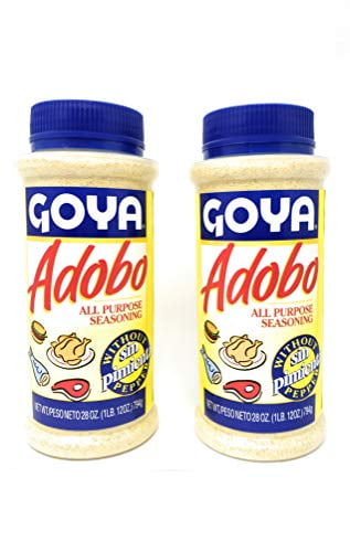 Goya Adobo All Purpose Seasoning without Pepper 28oz, 2 Pack