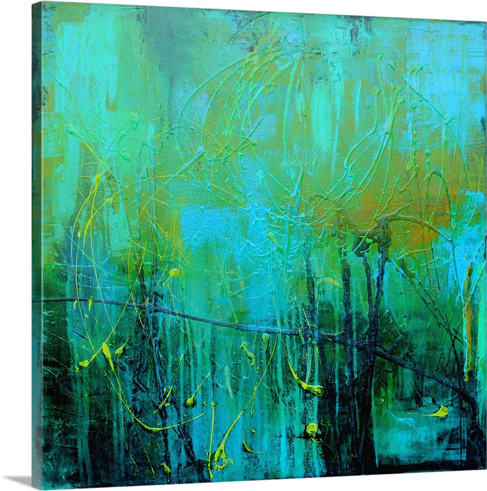 Great BIG Canvas  Lost In A Tangle Of Vine Canvas Wall Art - 16x16 
