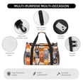 thumbnail image 4 of Fotbe Cute Cat Paw Bolsa de Viaje con Estampado, Bolsa de Fin de Semana para Mujer con Compartimento para Zapatos, Bolsa de Gimnasio con Bolsillo Húmedo, 4 of 7