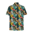 thumbnail image 7 of HaoXianJian Hawaiian Shirt Women Tops for Women Going Out Tops Soft Cool Summer Shirts Floral Tropics Print V Neck T-Shirt Button Up Tops Short Sleeve Blouse Graphic Tees Shirts Plus Size s-5X, 7 of 7