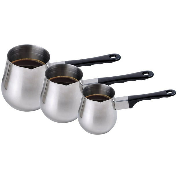 3 Piece Stainless Steel Coffee Warmer Set