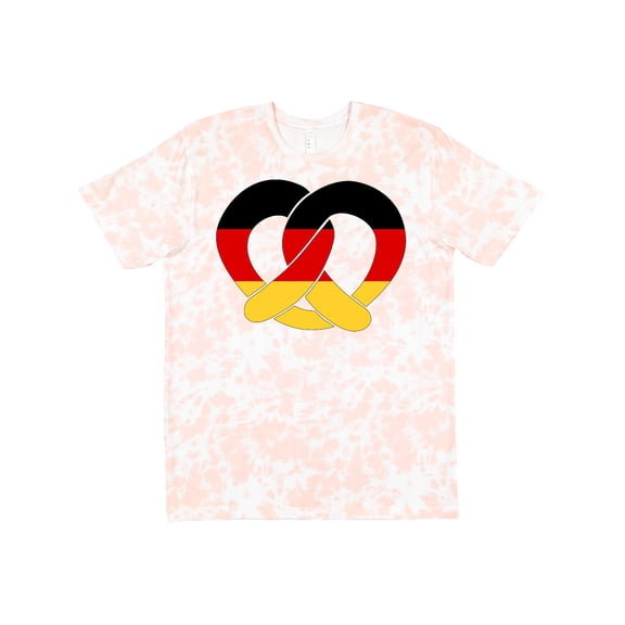 Inktastic German Flag in Pretzel Shape T-Shirt