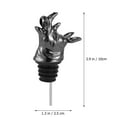 thumbnail image 2 of FUTUREORYY 1Set Rhino Wine Stopper Zinc Alloy Pouring Wine Sealing Bottle Bar Party, 2 of 8