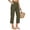 Army Green -BM16, variant on Linen Capri Pants Women 2026 Spring Summer Casual Lightweight Petite Elastic Waist Straight Leg Capris with Pockets Wine M