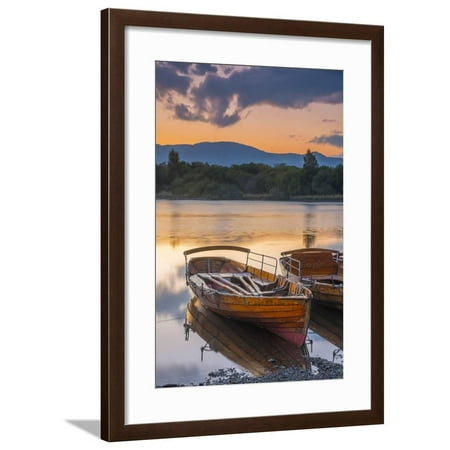Outdoor Furniture Hire Birmingham Uk UK, England, Cumbria, Lake District, Derwentwater, Keswick, Rowing Boats for hire Framed Print Wall Art By Alan Copson ()