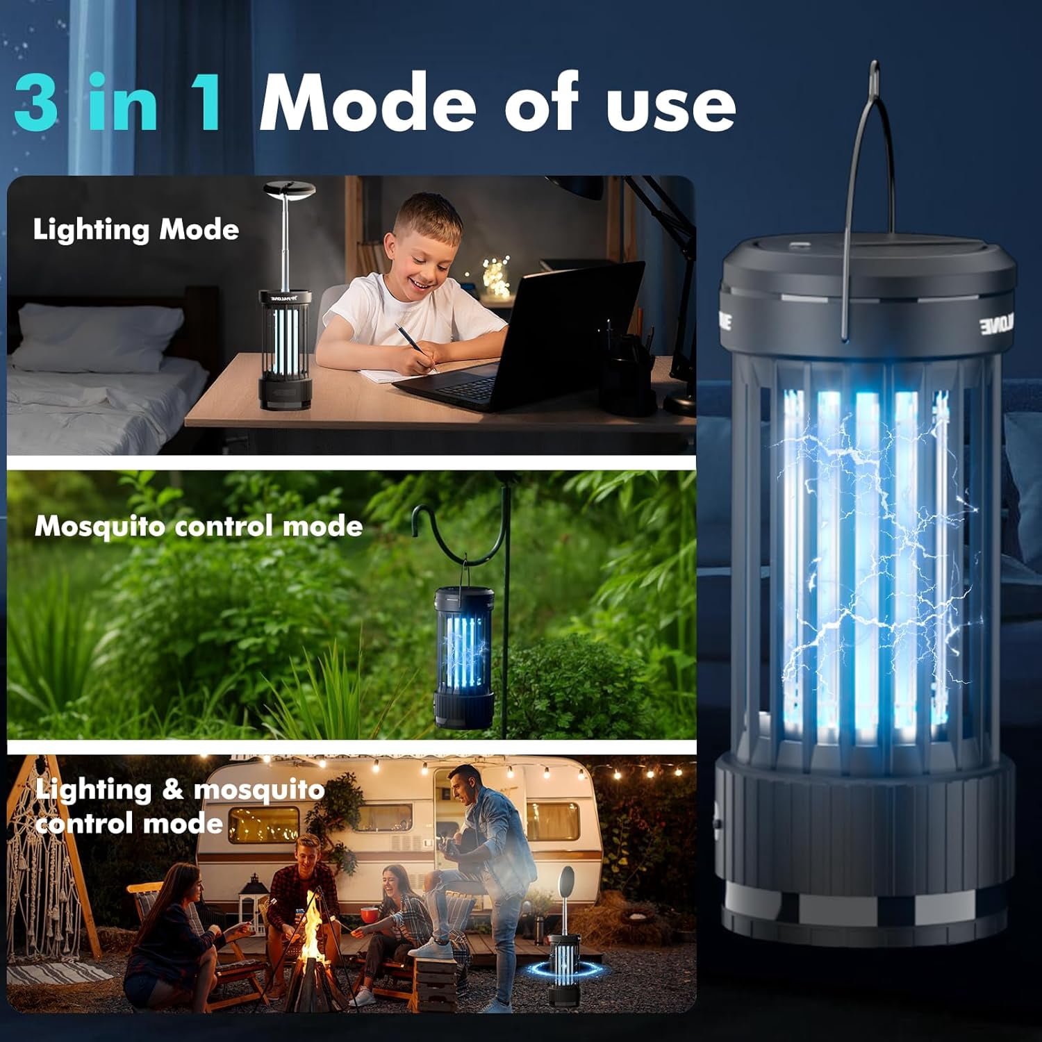 FANDLISS Bug Zapper for Outdoor & Indoor