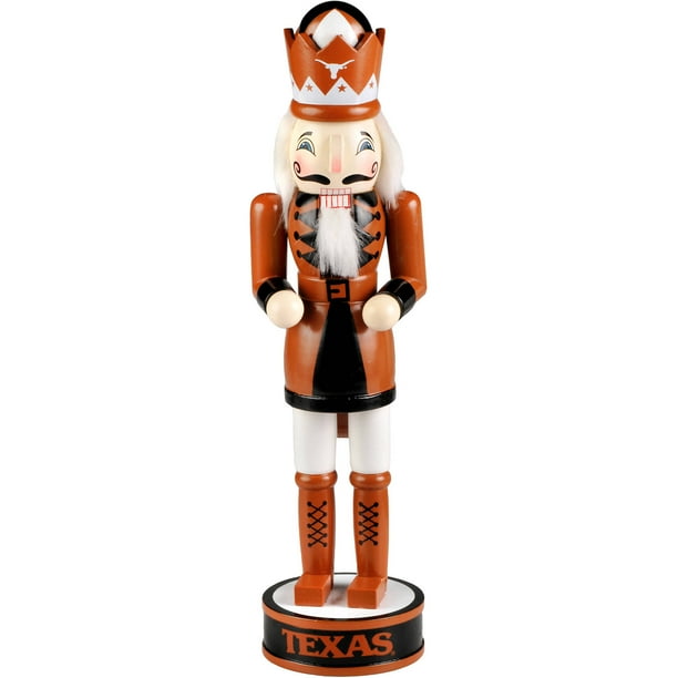 Forever Collectibles NCAA 14" Wooden Nutcracker, University of Texas Longhorns