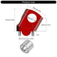 thumbnail image 3 of Motorcycle Handlebar Lift Set Ergonomic Positioning Handlebar Risers Reduces Back Strain for Enhanced Ridings Comfort, 3 of 9